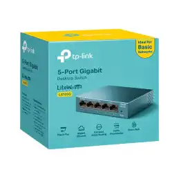 TP-Link LiteWave - Commutateur - non géré - 5 x 10 - 100 - 1000 - de bureau - AC 220 V (LS105G)_3